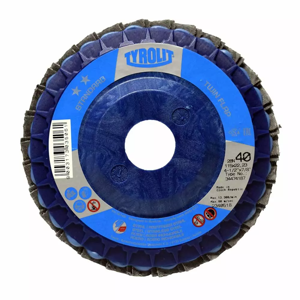 Disco Flap Twin 115mm Gr 60 Zirconio Tyrolit